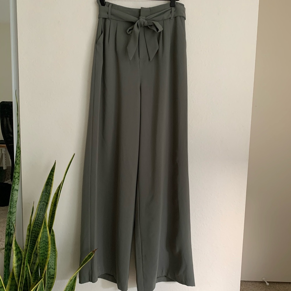 BB DAKOTA Wide Leg Trouser Pants